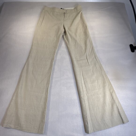 Saks Fifth Avenue Women's Small Plain Front Khaki Dress Pants READ DESCRIPTION - Picture 1 of 9